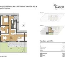 Erstbezug - Hochwertige 3-Zimmer-EG-Wohnung im Neubau (01) - Illertissen