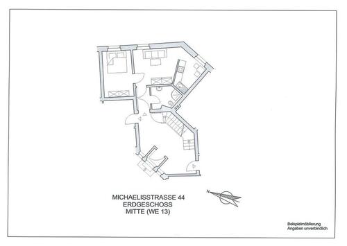 Foto - 2 Zimmer Etagenwohnung zur Miete in Naumburg (Saale)