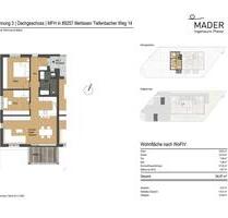 Erstbezug - Hochwertige 3-Zimmer-DG-Wohnung im Neubau (03) - Illertissen
