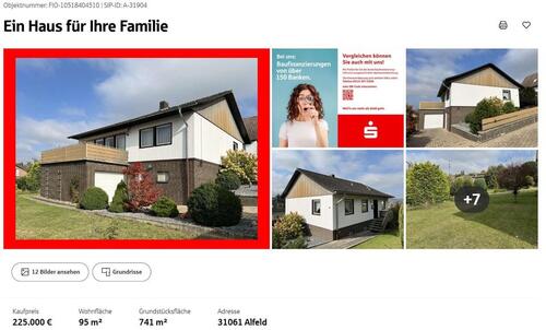 Foto - Einfamilienhaus zum Kaufen in Alfeld (Leine)