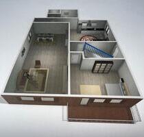 Helle Maisonette-Wohnung mit Balkon, Garten & Einbauküche - Cuxhaven