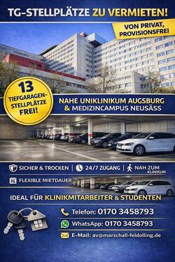 Foto - Tiefgaragenstellplatz in Augsburg, Stadtbergen