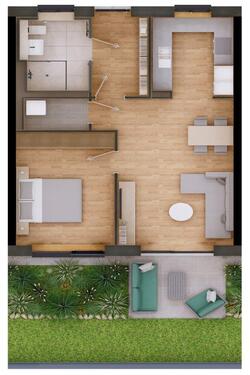 Foto - 2 Zimmer Erdgeschoßwohnung in Deggendorf