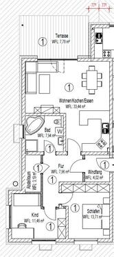 Foto - Erdgeschoss-Wohnung in Mellrichstadt ca. 90 m2 zur Miete