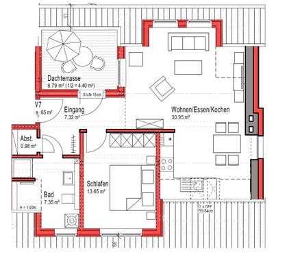 Foto - 2 Zimmer Dachgeschoßwohnung zur Miete in Stadthagen