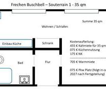 Frechen 35 qm Souterrain Renoviert Küche