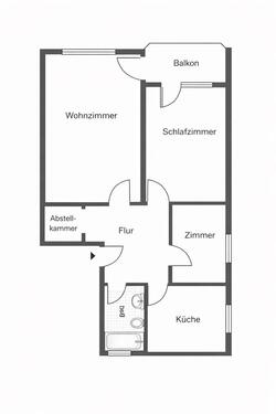 Foto - 3-Zimmer Wohnung mit Balkon, Garage in Metzingen, provisionsfrei