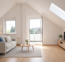 Traumhafte 2 Zimmer DG-Wohnung mit Einbauküche und Terrasse - Dreieich