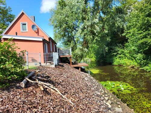 Foto - Haus am Kanal in Altenbruch Wasser Nordsee Cuxhaven