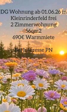 Foto - 2 Zimmerwohnung, DG - 690,00&nbsp;EUR Kaltmiete, ca.&nbsp; 56,00&nbsp;m&sup2;