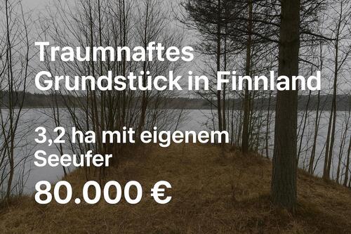 Foto - Traumhaftes Grundstück in Finnland. 3,2 ha mit eigenem Seeufer