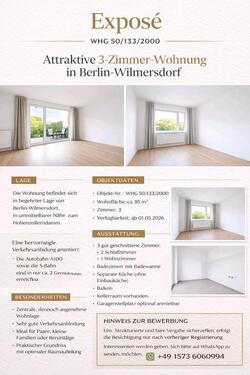 Foto - Wohnungsvermittlungsagentur - 49,00&nbsp;EUR Kaltmiete, ca.&nbsp; 85,00&nbsp;m&sup2;