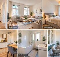 Renovierte, helle 2,5-Zimmer-Wohnung mit großer Wohnküche, Balkon - Velbert