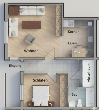 Foto - Datteln - 2 Zimmer Wohnung zu vermieten