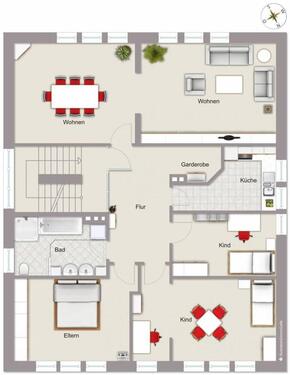 Foto - Wohnung zu vermieten - 950,00&nbsp;EUR Kaltmiete, ca.&nbsp; 130,00&nbsp;m&sup2;