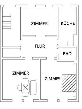 Foto - Etagenwohnung in Dortmund zur Miete