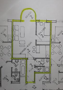 Foto - Zwei Zimmer Wohnung - 370,00&nbsp;EUR Kaltmiete, ca.&nbsp; 38,00&nbsp;m&sup2;