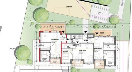 Foto - Moderne 2-Zi. Loftwohnung - 63 m² mit Balkon & Terrasse – Neubau