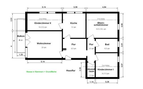 Foto - 4 Zimmer Dachgeschoßwohnung in Wipperfürth