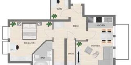 Foto - Schöne 2-Zimmer-Souterrain-Wohnung in Freystadt