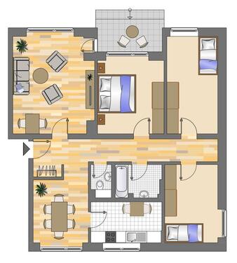 Foto - 4 Zimmer Etagenwohnung zur Miete in Koblenz