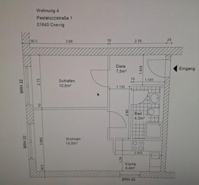 Foto - Single 2 Zi. Wohnung mit EBK in ruhiger, zentraler Lage in Coswig