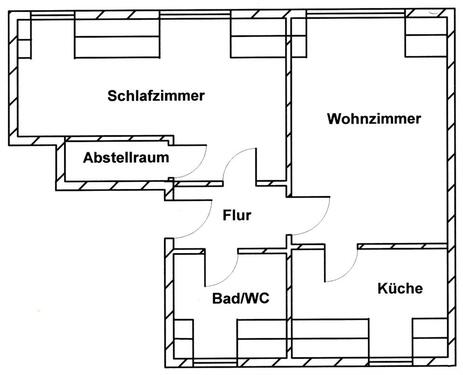 Foto - 2 Zimmer Etagenwohnung zur Miete in Oelsnitz (Vogtland)