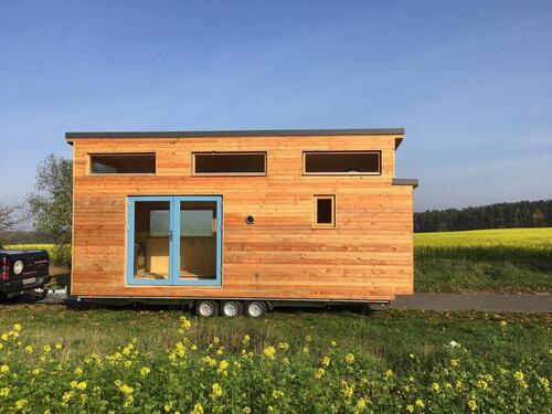 Foto - Tinyhaus, mobil , ökologisch und winterfest