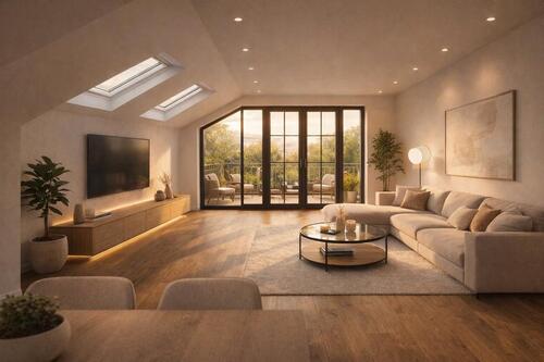 Foto - Erstbezug n. Sanierung: 3-Zi.-Penthouse-Wohnung Balkon u. Loggia