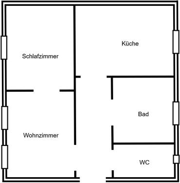 Foto - 2 Zimmer Etagenwohnung zur Miete in Bamberg