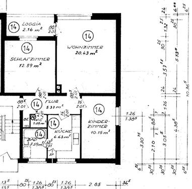 Foto - Bezugsfertige,neu sanierte 3-Zimmer-Erdgeschosswohnung mit Loggia