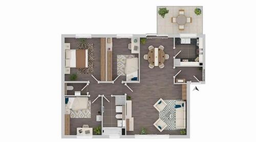 Foto - Eine 4,5 Zimmer Wohnung mit 104m2