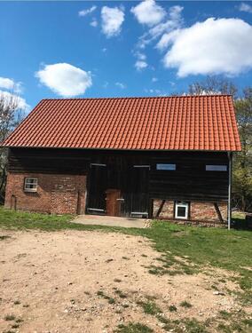 Foto - Kleine Doppelhaus Hälfte große Scheune, Stall, Schuppen
