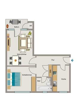 Foto - 2.5 Zimmer Etagenwohnung zur Miete in Gelsenkirchen