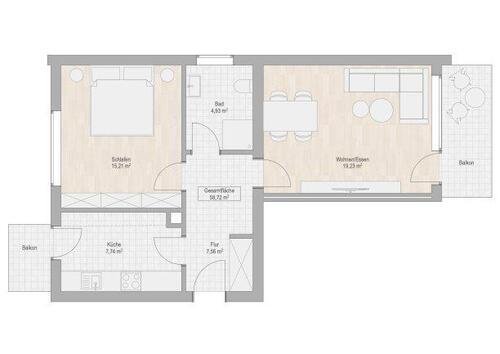 Foto - 2 Zimmer Hochparterre zum Kaufen in München