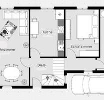 3ZKB Maisonette-Wohnung in Odershausen - Bad Wildungen