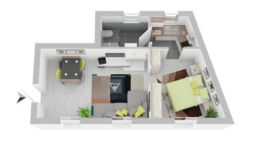 Foto - Wohnung zu vermieten - 250,00&nbsp;EUR Kaltmiete, ca.&nbsp; 50,00&nbsp;m&sup2;