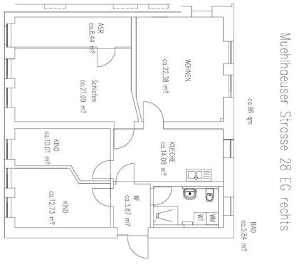 Foto - 4 Zimmer Etagenwohnung zur Miete in Dingelstädt