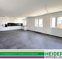 Erstbezug: 2 Zi. Wohnung mit weitem Blick, im südlichen Stadtgebiet - Ansbach