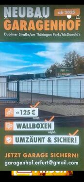 Foto - Garage in Erfurt zu vermieten, massiv, Neubau, Wallbox
