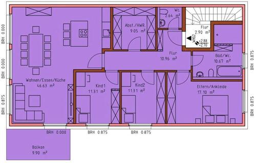 Foto - Familienfreundliche Massivbau DHH KfW-55 Standard in OS-Voxtrup