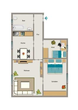 Foto - 3.5 Zimmer Erdgeschoßwohnung zur Miete in Duisburg