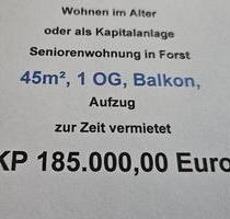 Attraktive Eigentumswohnung in Seniorenanlage - Forst