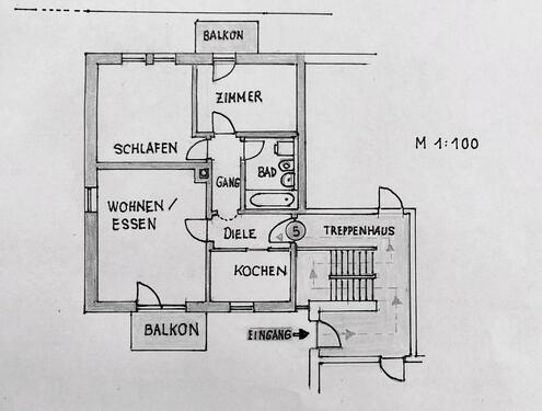 Foto - 3-Zimmer-Wohnung zu vermieten, Straubing Zentrum, frei: Juni 2026