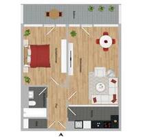 2-Zimmer-Wohnung mit Balkon und TG-Stellplatz in Bensberg - Bergisch Gladbach Alt-Frankenforst