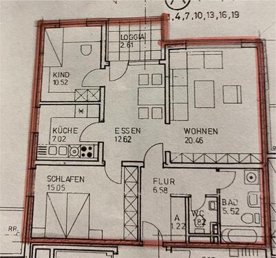 Foto - Etagenwohnung in Duisburg zur Miete