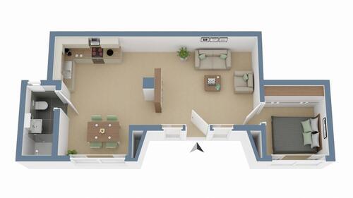 Foto - KfW 55 Standard: Moderne 2-Zimmer-Wohnung – kernsaniert und zentral in Rinteln