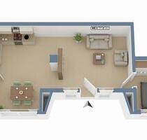 KfW 55 Standard: Moderne 2-Zimmer-Wohnung – kernsaniert und zentral in Rinteln