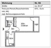 1-Zimmer Mietwohnung für Senioren mit Serviceleistungen - Bad Pyrmont