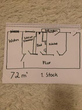 Foto - 72 m-Quadrat,1.Stock Wohnung zu vermieten!